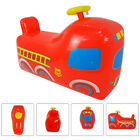 Inflatable Plaything Air Firetruck Fort Tumbler Toy Baby Toddler Child Car