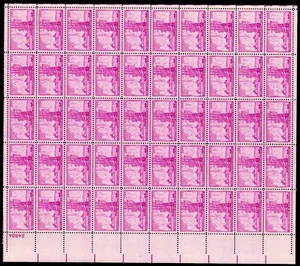 Scott #1027 New York City Harbor Ship Sheet of 50 Stamps - MNH P#24878 LR - Picture 1 of 2