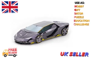 Hot Rod 3D Metal Model Kits DIY Assemble Puzzle Jigsaw Building Toy Hobby Kits - Picture 1 of 12