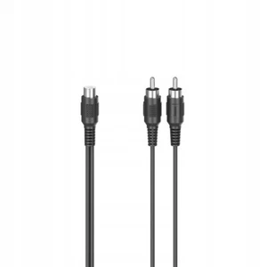Adapter Y 1x Cinch Female - 2x Cinch RCA Male subwoofer HAMA - Zdjęcie 1 z 4