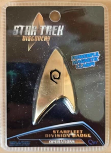Star Trek Discovery Operations Division Magnetic Badge 1:1 Scale Replica Cosplay - Picture 1 of 2