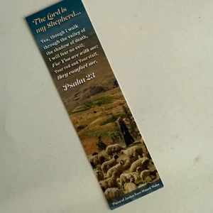 The Lord is my Shepherd Bookmark Psalm 23 Mount Nebo NEW - Picture 1 of 2