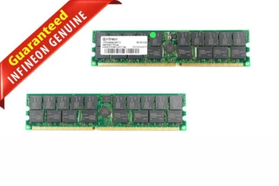 Infineon 2GB PC-2100 266 MHz DDR 184-Pin DIMM Memory 9U176 09U176 - Image 1 of 3