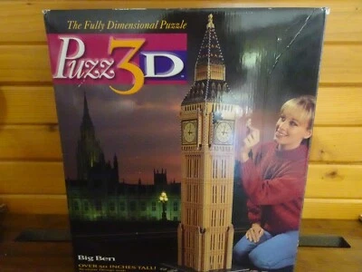 MILTON BRADLEY Puzz3D BIG BEN 3D головоломка 1483 штук 51» высотой x 13» - Изображение 1 из 4