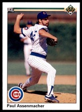 1990 Upper Deck Paul Assenmacher . Chicago Cubs #660
