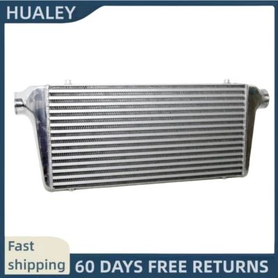 3"OD UNIVERSAL ALUMINUM FMIC TURBO FRONT MOUNT INTERCOOLER 600 * 300 *76mm - image 1 of 4