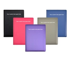 Personalised Text 24 Pockets 48 Sides A4 Presentation Folder Document File - Picture 1 of 31