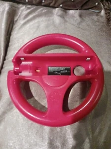 HORI Nintendo Wii Mario Kart Red Steering Wheel Mario Kart 8 Accessory - Picture 1 of 2