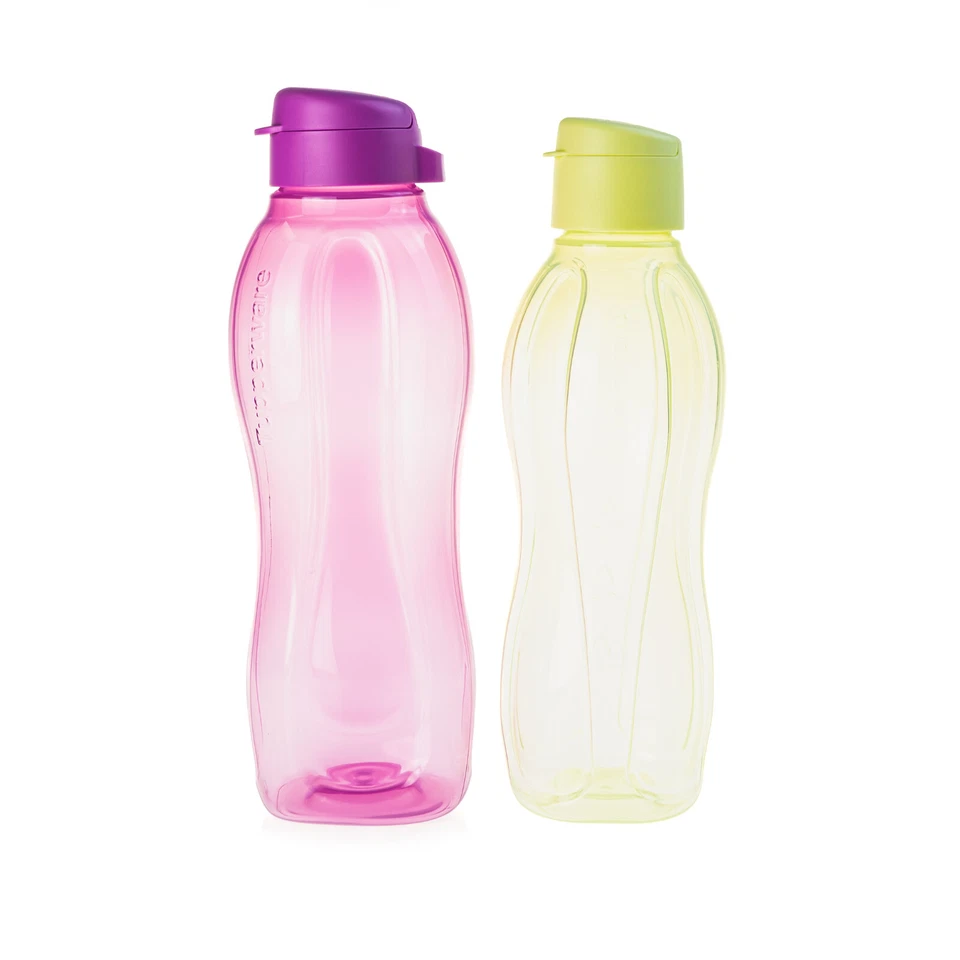 Tupperware EcoEasy Trinkflasche 1,5 l + 1 l limette Trinkverschluss - Bild 1 von 1