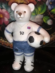 Rosenthal Studio porcelain Fifa world cup England soccer player bear figurine - Picture 1 of 7