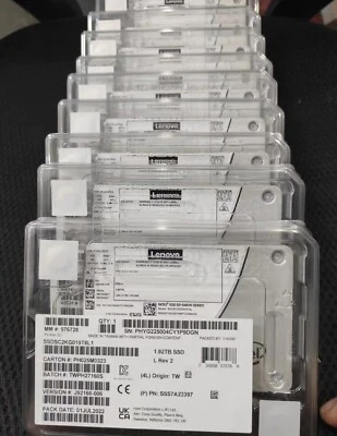 NEW Lenovo Intel SSD D3-S4610 Series 1.92TB SSDSC2KG019T8L Solid State Drive - Image 1 of 3