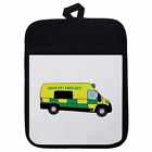 'Paramedics Van' Pot Holder / Oven Mitt (PH00018764)