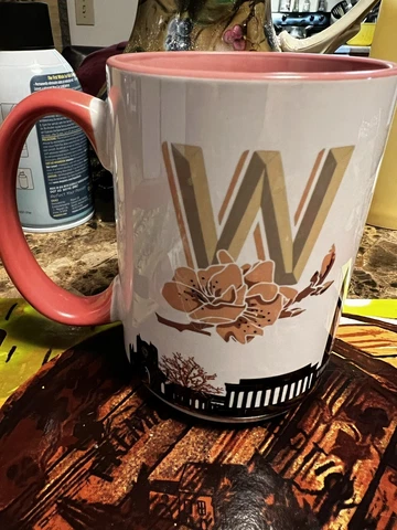 Pink Washington Nationals 15 oz Cherry Blossom Mug Cover