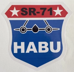 USAF SR-71 HABU Sticker Waterproof D380 - Picture 1 of 1