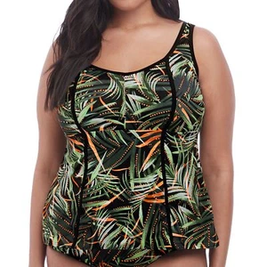 Elomi Swimwear Amazonia Tankini Top Khaki 7169 - Picture 1 of 3