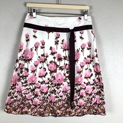 Speechless Skirt Womens 5 Pink Floral Ribbon Bow Fairycore Fairy Earthy Ethereal - Image 1 of 4