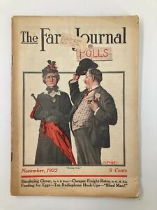 Vintage The Farm Journal Magazin November 1922 The Radio Hook-Ups