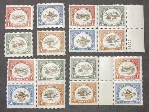 CAPE COD MASSACHUSETTS SEA LIFE TOPICAL SEAFOOD ADVERTISING CINDERELLAS LOT (16) Cover