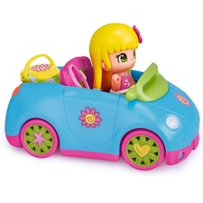 Playset PinyPon Macchina Auto + Mini Bambola Con Accessori Giocattolo Bambini