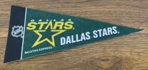 Dallas Stars Vintage NHL Hockey Mini Pennant 9"x4” Felt Rico Tag Express - Picture 1 of 9