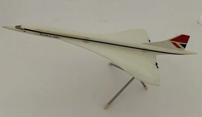 Modelo de exhibición vintage Space Models British Airways Concorde Foto 1 de 4