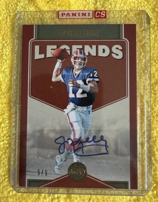 2022 Panini Legacy Legends Jim Kelly Auto #5/5 HOF Buffalo Bills - Image 1 of 3