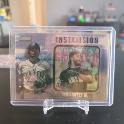 Ken Griffey Jr 2019 Topps Stadium Club Instavision  #IV-3 SP Case Hit! - Image 1 of 2