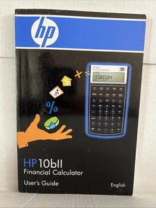 HP 10bII Financial Calculator “USER’S GUIDE ONLY” NO CALCULATOR - Picture 1 of 2