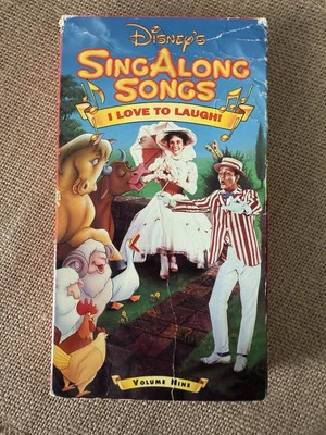 Disney's Sing Along Songs I Love To Laugh VHS Tape Volume 9 Mary Poppins - Image 1 of 4
