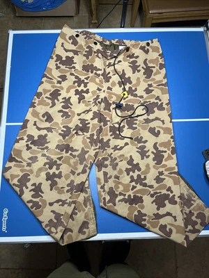 Orvis Vtg Medium 80s Waterfowler Gore-Tex Pants Hunting Camouflage - Image 1 of 4
