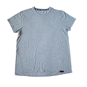 Camiseta deportiva Wolaco para hombre M Clinton gris piedra jaspeado manga corta T - Imagen 1 de 7