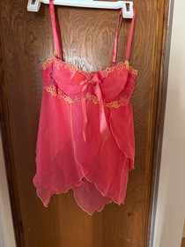 Victoria Secret Sexy Little Things Chiffon Lace Foam Cups Babydoll Sexy 36C