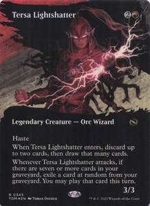 Tersa Lightshatter (Borderless) Tarkir Dragonstorm Foil Rare #345 NM MTG - Picture 1 of 2
