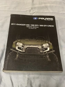 2011 Polaris Ranger 400 500 EFI Crew OEM Factory Service Manual PN 9923134 - Picture 1 of 4