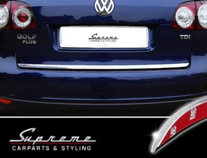 VW Golf 5 V Plus Tipo 1KP Cromo Modanatura 3M Messa Barra Posteriore Paraspigoli - Bild 1 von 5