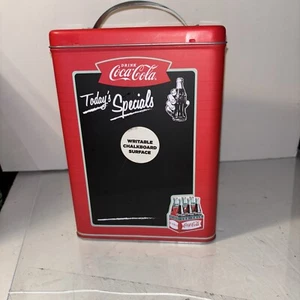 COCA-COLA - TODAY'S SPECIALS - LARGE RECTANGLE TIN WITH CHALKBOARD SURFACE, NEW - Picture 1 of 10