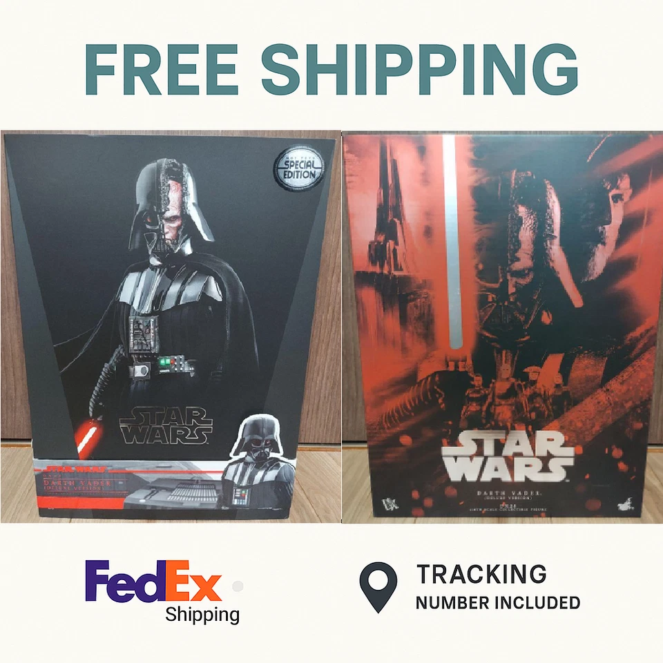 1/6 Scale Star Wars Obi-Wan Kenobi Darth Vader Deluxe Hot Toys DX28 9111282