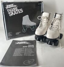 No Fear Quad Figure Skates White Uk Size 6 - Skates, Roller Disco, Summer VGC