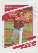 (10) Luis Castillo 2021 DONRUSS BASE CARD LOT #124 CINCINNATI REDS