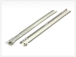 1 Paar Schubladenführung weiß lackiert, 500 mm lang - Bild 1 von 1