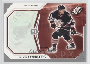 2003-04 SPx Maxim Afinogenov #11