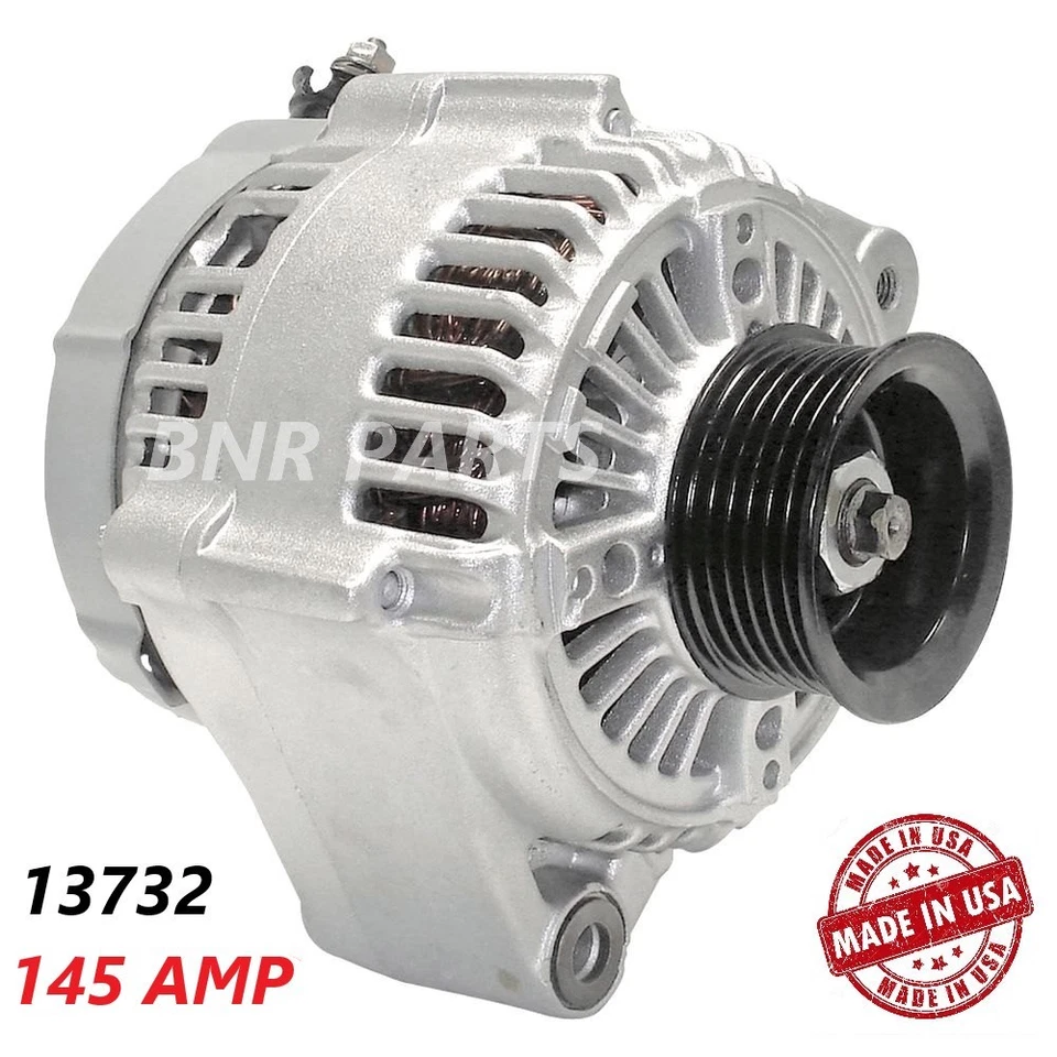145 AMP 13732 Alternator Toyota Previa High Output 94-97 HD Performance 2.4L S/C - Image 1 of 1