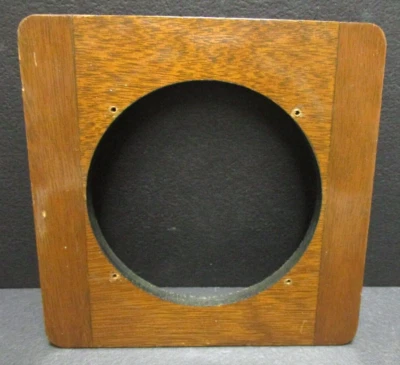 DEARDORFF wooden lens board 6X6 approx  115mm opening for 8X10 Original - Image 1 of 3
