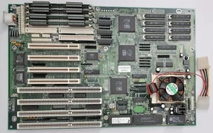 Elitegroup SI54P-AIO Sockel 5 ISA retro Mainboard + Pentium 90MHz + 32MB RAM - Bild 1 von 3