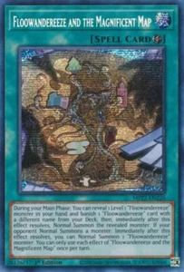 Yugioh! Floowandereeze and the Magnificent Map - MP22-EN220 - Prismatic Secret R - Picture 1 of 1