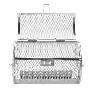 Stainless Steel Grill Roaster Drum Oven Basket Bakeware Oven Roast Baking3085 - Bild 1 von 7