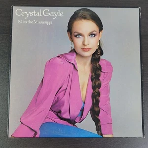 Crystal Gayle Vinyl Record With Original Cover Miss the Mississippi - Picture 1 of 8