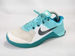 Nike Womens Metcon 2 Training Shoes Green Teal 821913-101 Low Top Lace Up 9.5 M - Picture 1 of 11