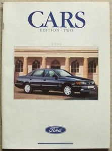 FORD CAR RANGE Sales Brochure Feb/Apr 1990 #FA221/143 Fiesta ESCORT Orion SIERRA - Picture 1 of 4