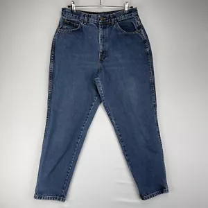 Chic Vintage Womens Blue Jeans Size 14 Petite Made in USA Medium Wash - Picture 1 of 17